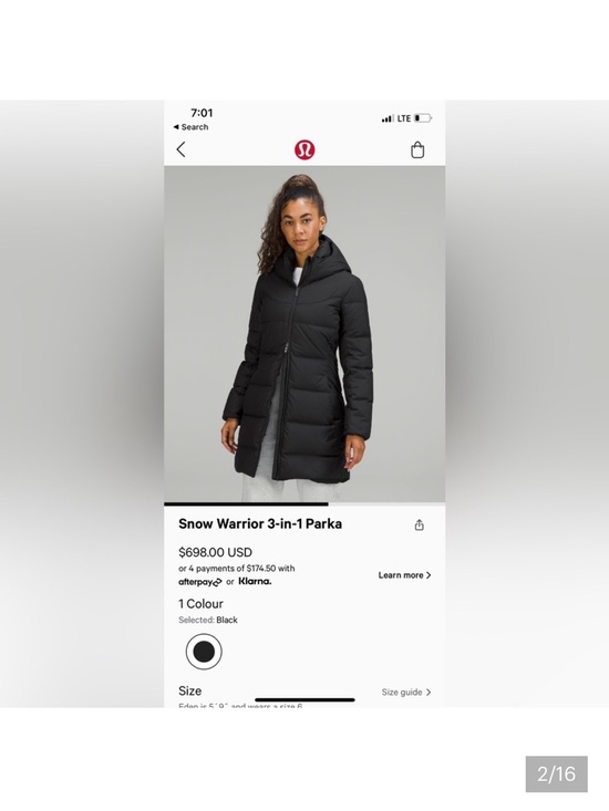 lululemon athletica Jackets & Blazers - Lululemon 2-in-1 Black Rain Shell and Puffer Insert Jacket